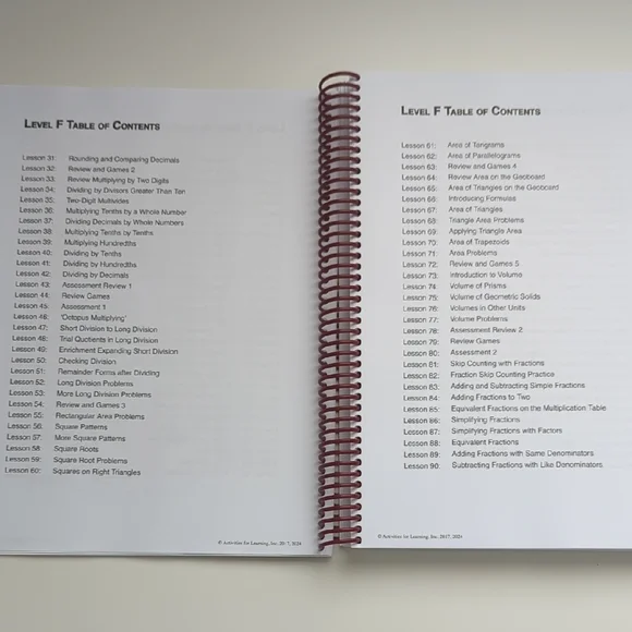 RightStart Math Level F Lessons (Second Edition) - Picture 4 of 10